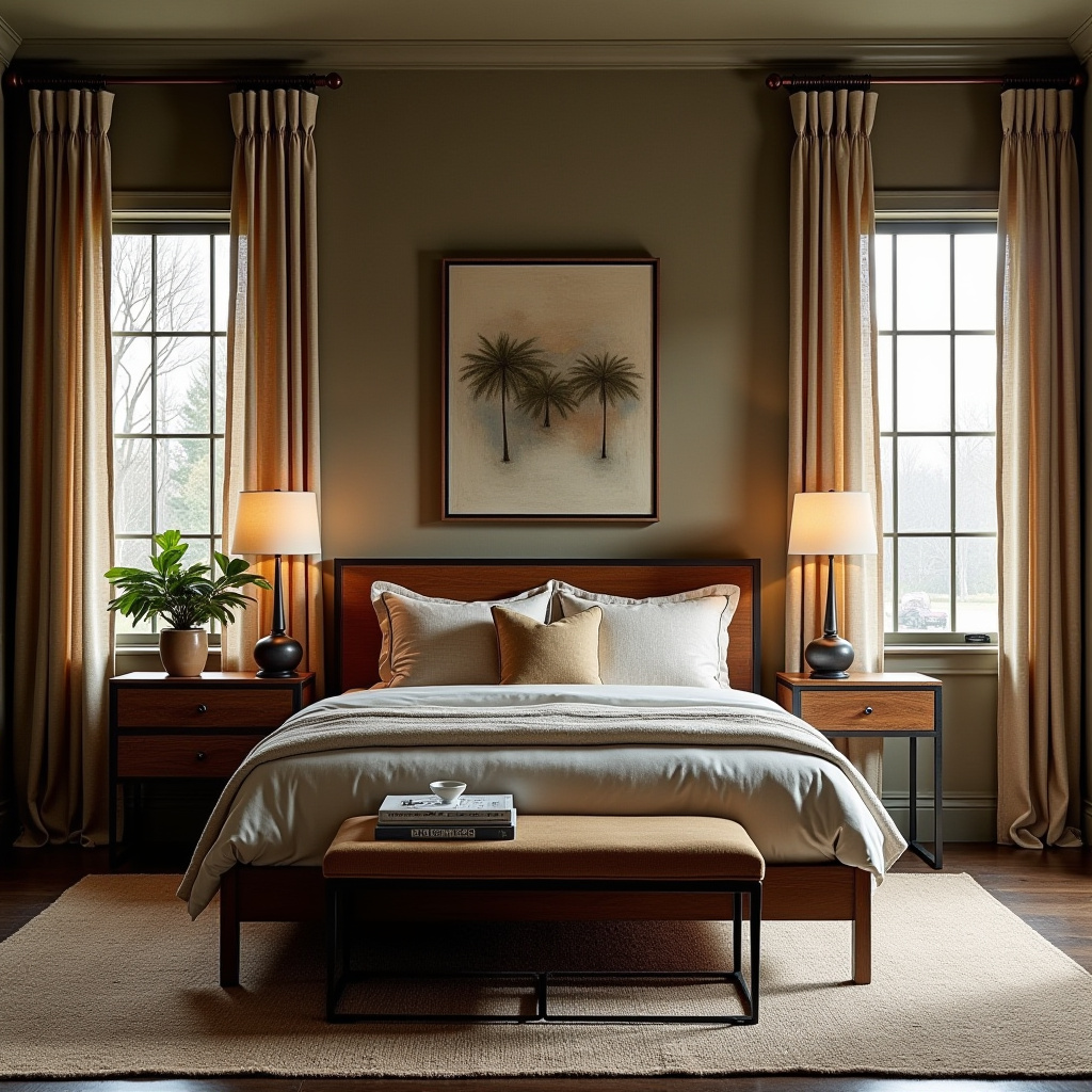Wood curtain rods 60